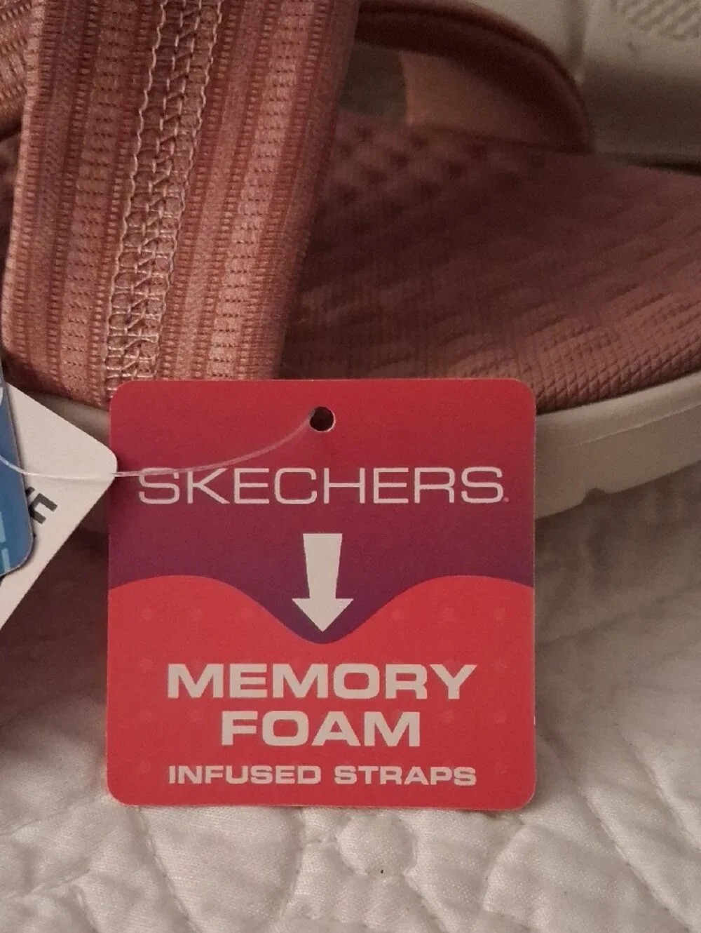 Skechers Gowalk Women’s Mauve Crossover Slide Sandals